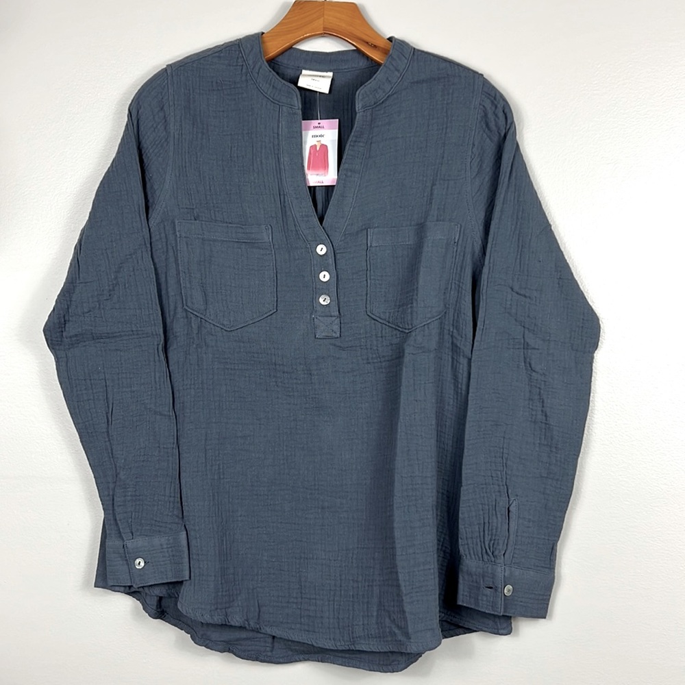 Mote tunic Long Sleeve Gauze Top